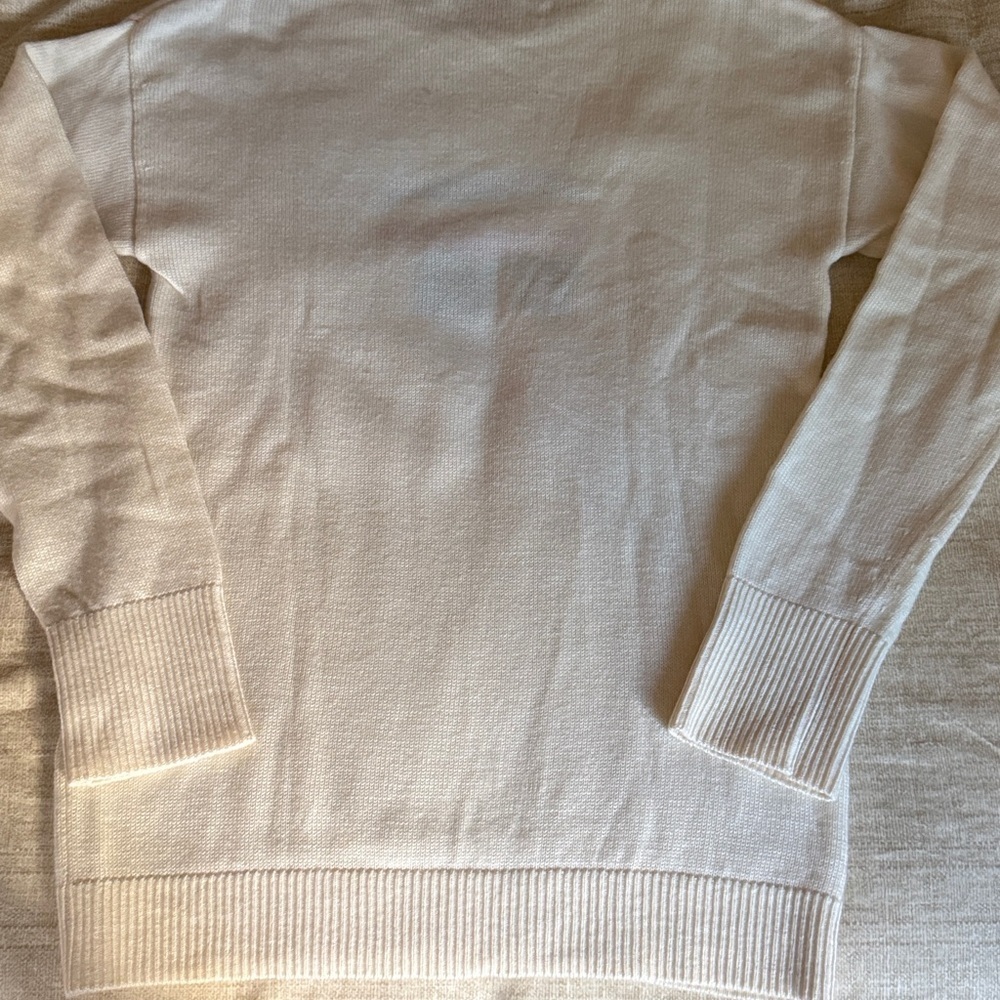 Perfect Moment Girls ”Snow White Rainbow”Bear Intarsia Merino Wool Sweater. - Picture 4 of 8